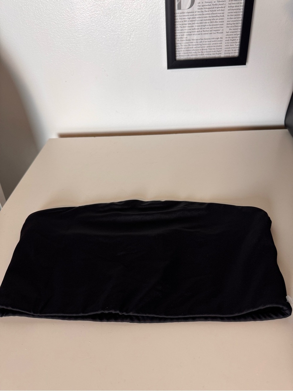 Brand new black strapless crop top size-M